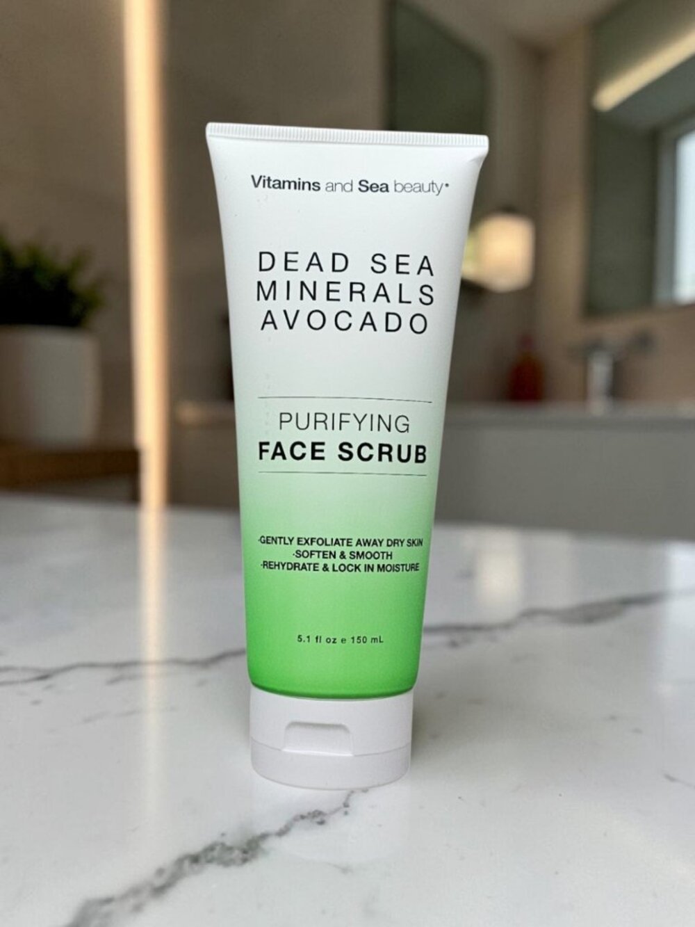 Vitamins and Sea Beauty Dead Sea Minerals Avocado Purifying Facial Scrub